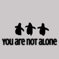 You are not alone penguin design - Womens Maple Tee Design